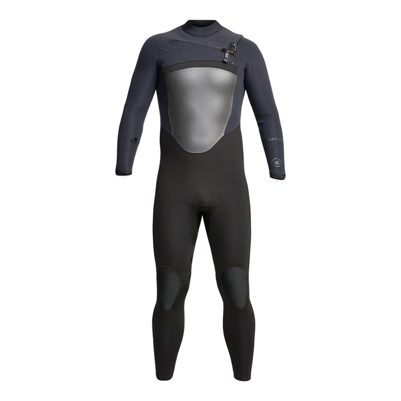 Xcel Drylock 3/2 Chest-Zip Men's Fullsuit Wetsuit - Black