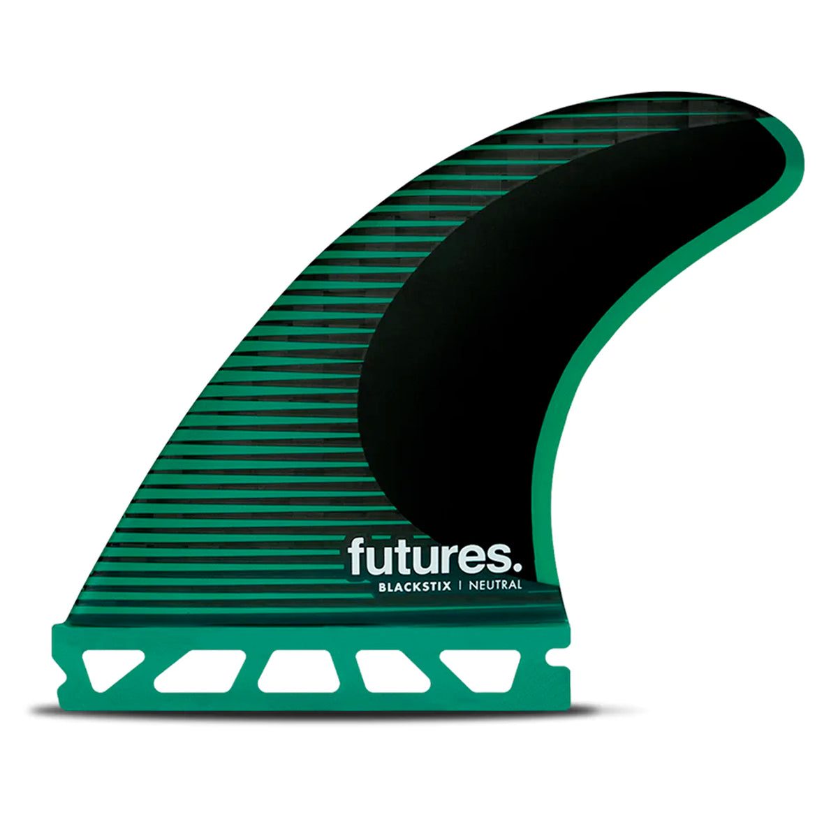 Futures F6 Blackstix Tri Fin Set - Medium/Green