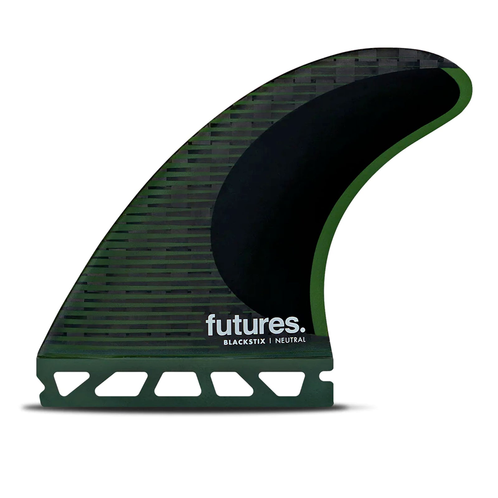 Futures F8 Blackstix Tri Fin Set - Large/Green