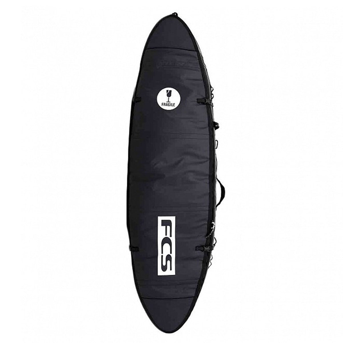 FCS Travel 2 Funboard Surfboard Bag - Black