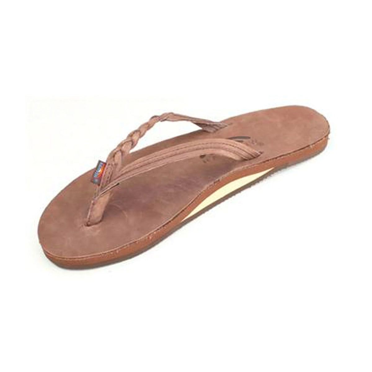 Rainbow Flirty Braidy Women's Sandals - Expresso