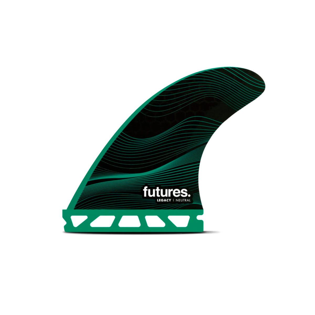 Futures F6 Honeycomb Medium Tri Fin Set - Medium/Green