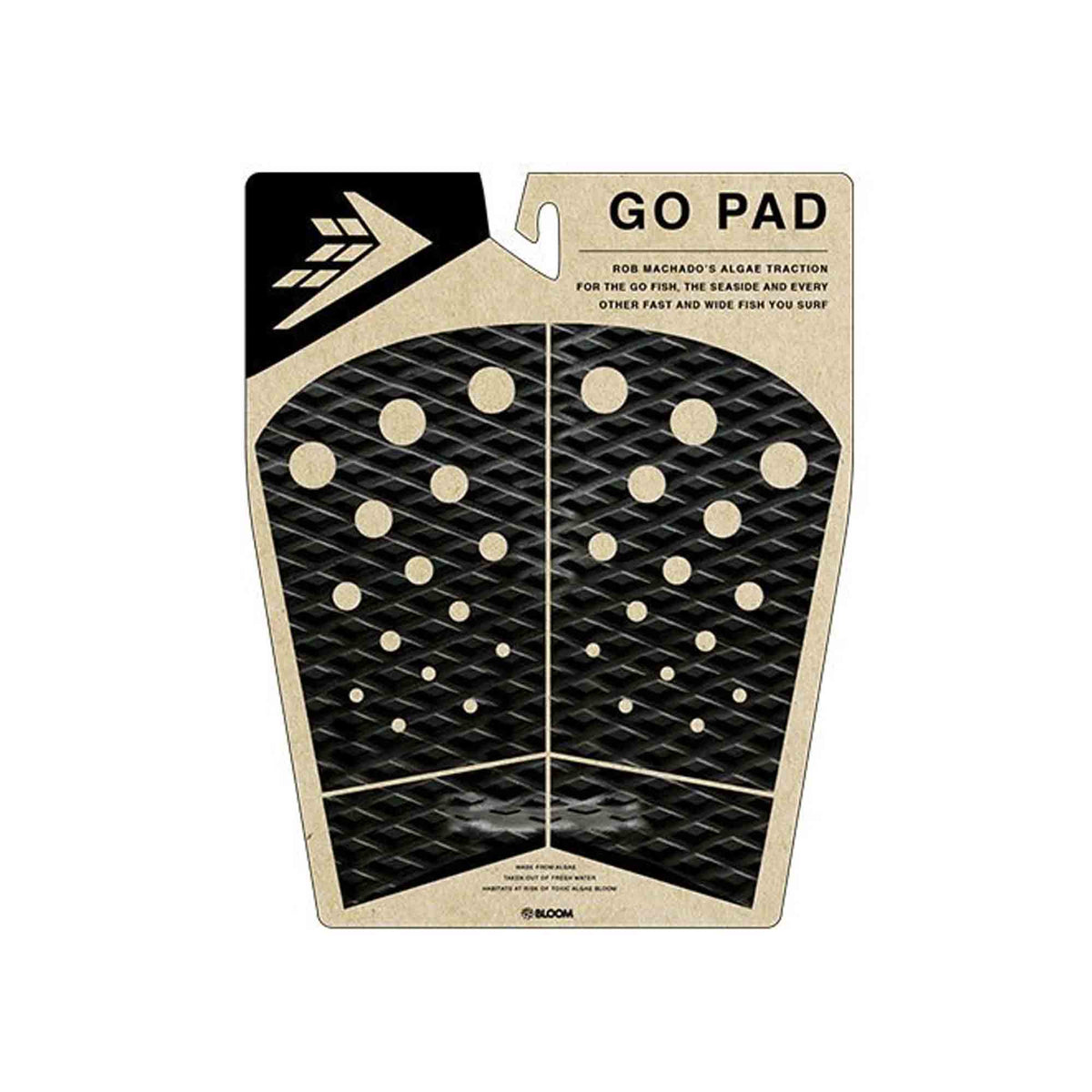 Firewire Machado 4 Piece Go Fish Traction Pad - Black