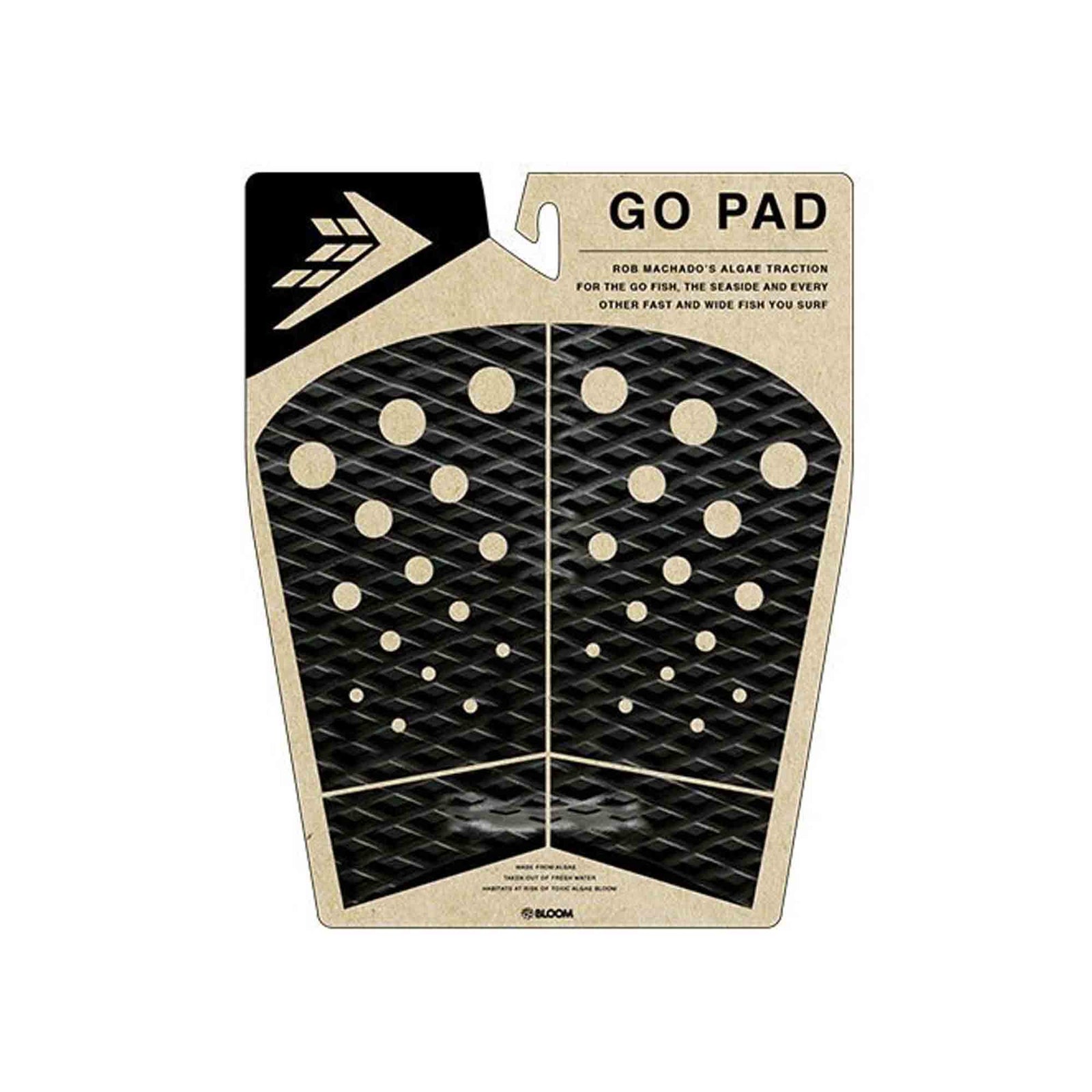 Firewire Machado 4 Piece Go Fish Traction Pad - Black