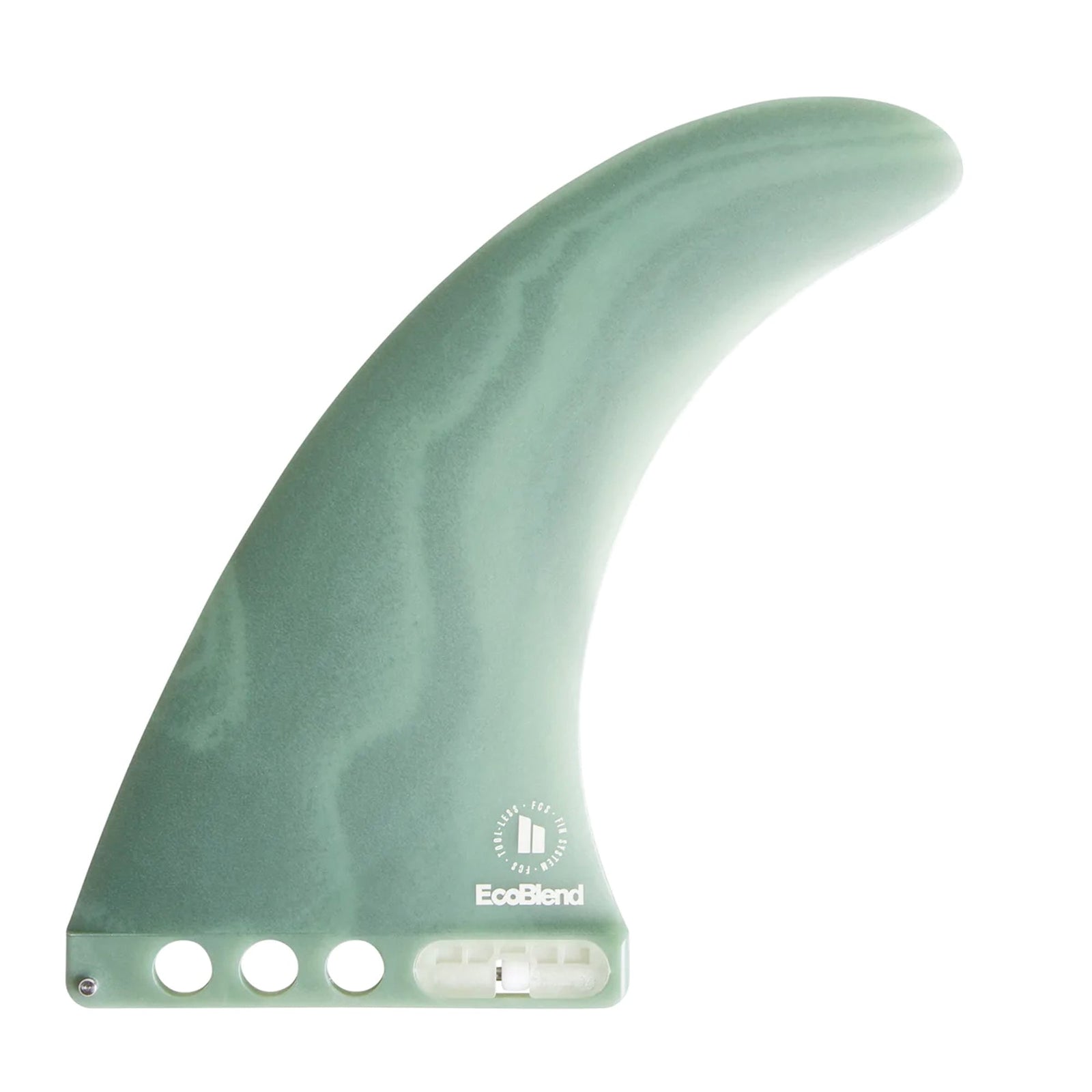 FCS II Connect Neo ECO Glass 9" Longboard Surfboard Fin - Iceberg Green