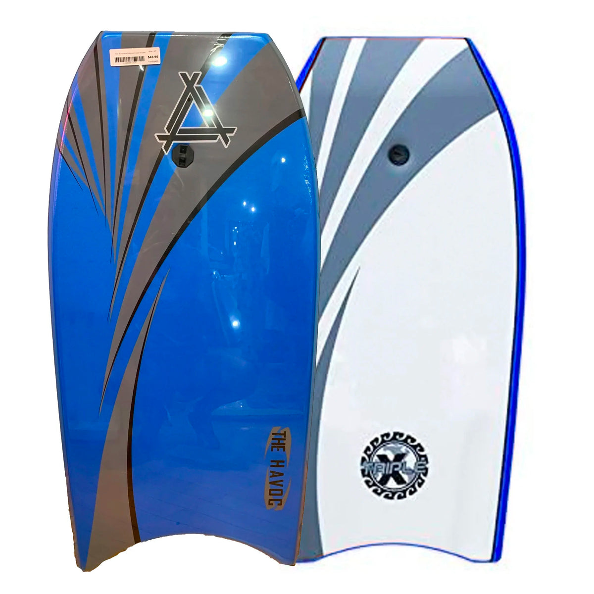Triple X Havoc 42" Bodyboard w/ Leash - Blue