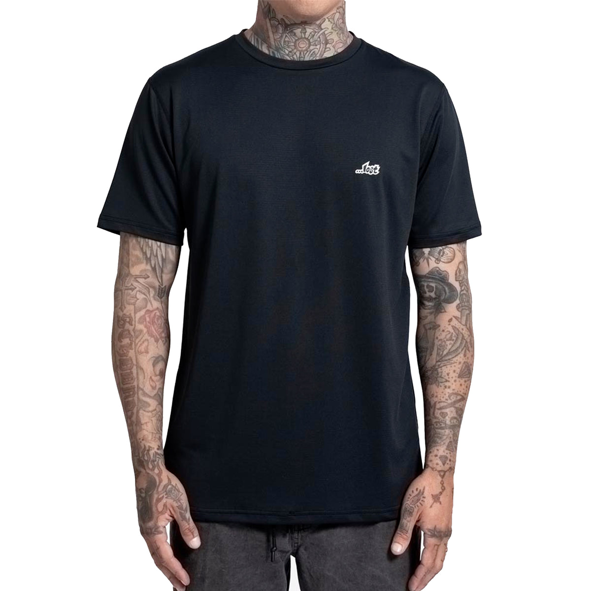 Lost Hydra Men's S/S Surf Shirt - Black