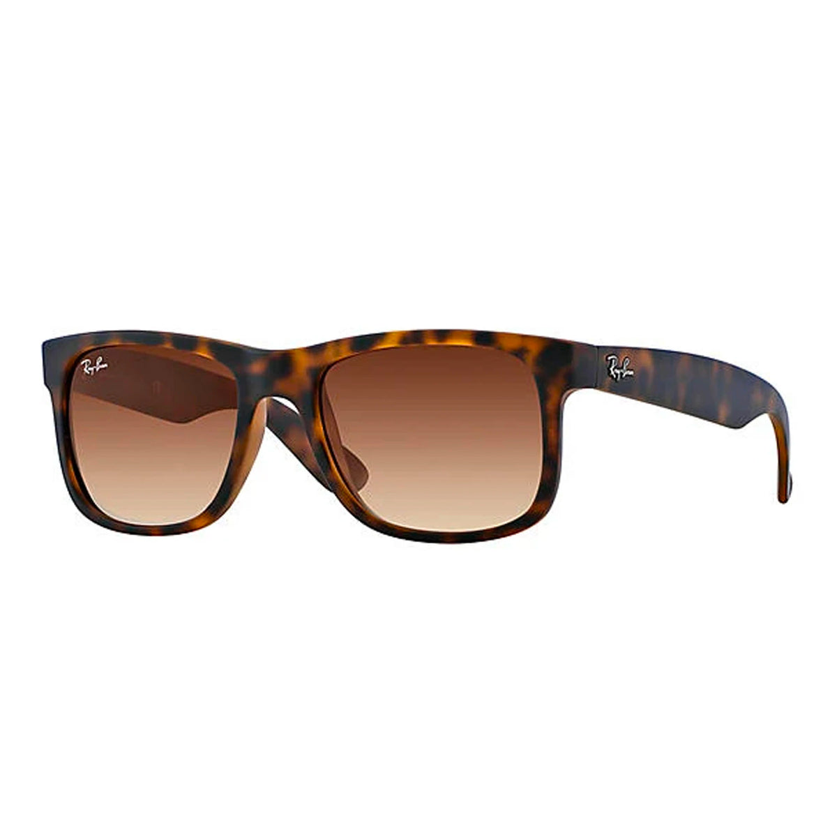 Ray-Ban Justin Classic Men's Sunglasses - Rubber Light Havana/Brown Gradient