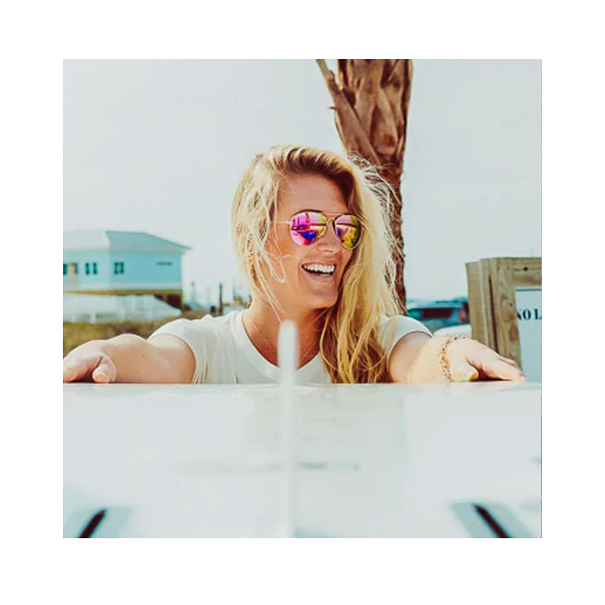 Nectar Kitty Hawk Women's Sunglasses - Gold/G15 Polarized