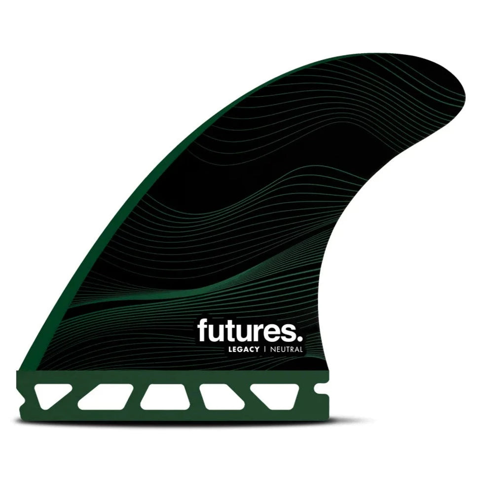 Futures F8 Honeycomb Large Five Fin Set - Large/Green