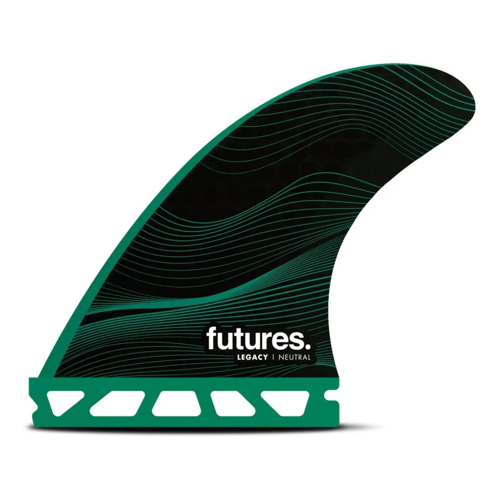 Futures F6 Honeycomb 5-Fin Surfboard Fins - Medium/Green