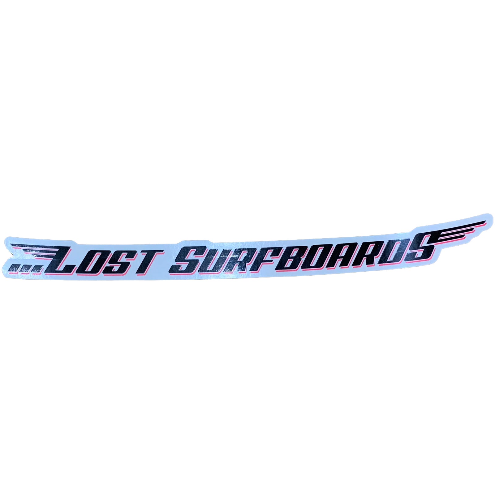 Lost Surfboard Sticker - Red