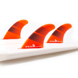 FCS II Accelerator Neo Glass Tri Surfboard Fins