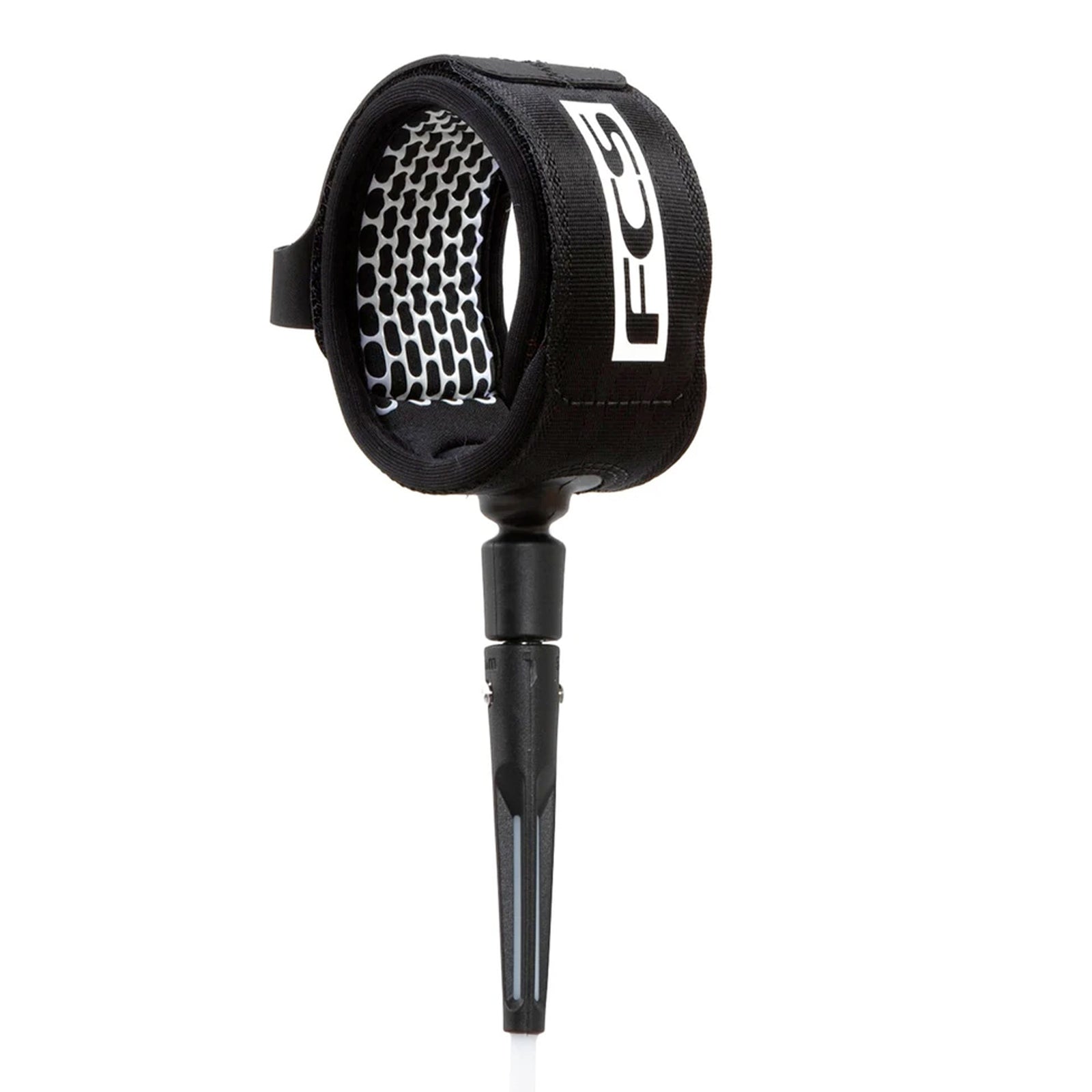 FCS Competition Essential Surfboard Leash - 6'/White/Black
