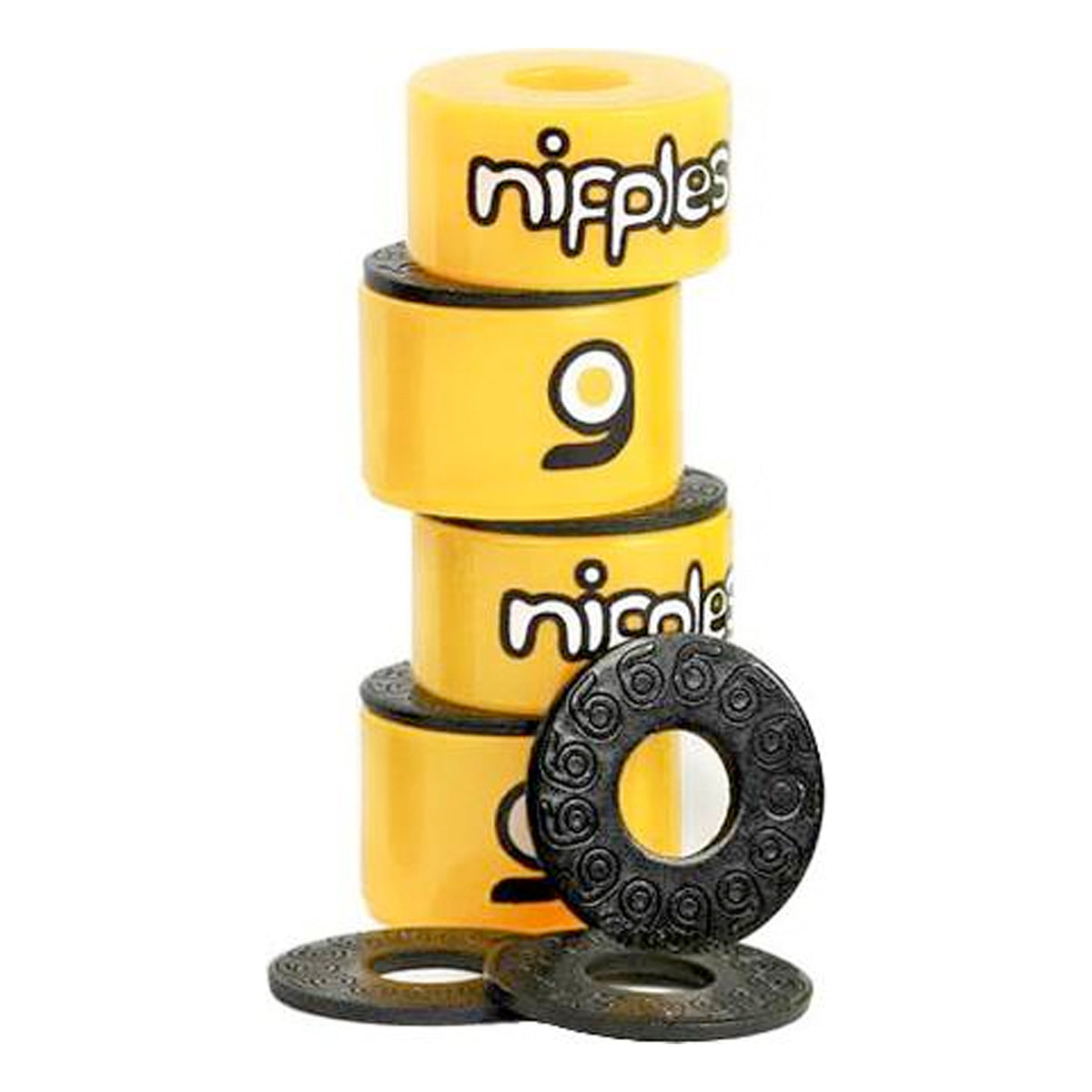 Loaded Orangatang Nipples Skateboard Bushings - Hard/Yellow