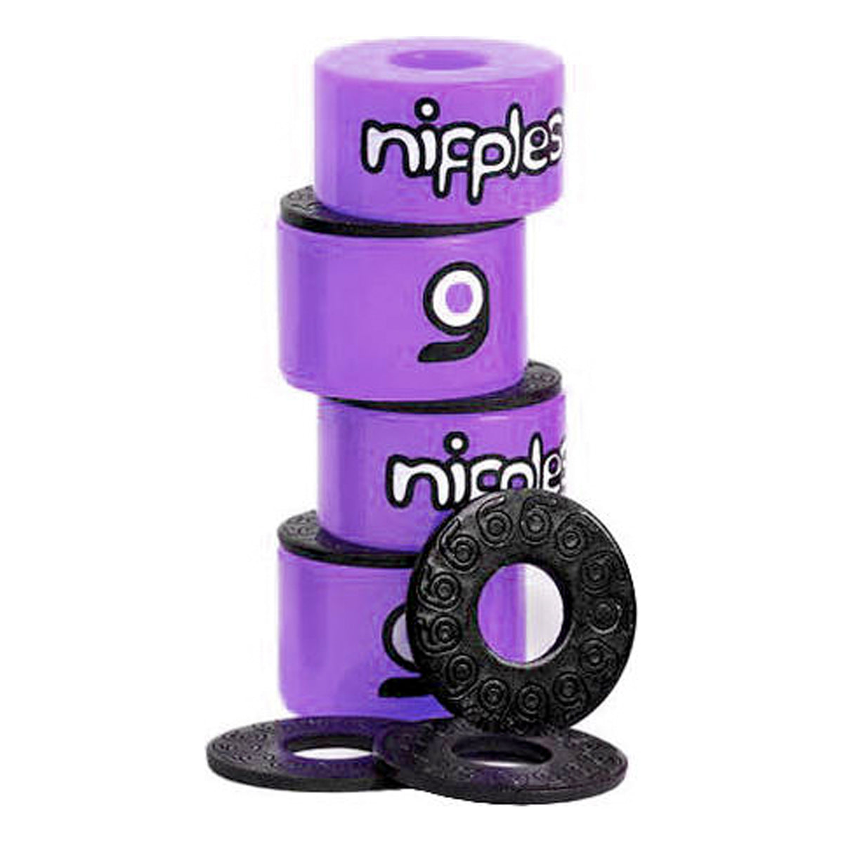 Loaded Orangatang Nipples Skateboard Bushings - Medium/Purple