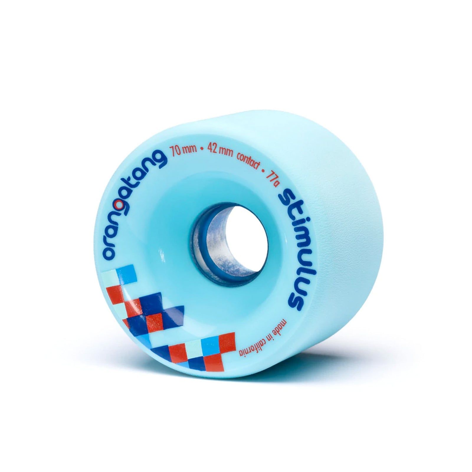 Orangatang Stimulus 70mm 77a Longboard Skateboard Wheels - Blue