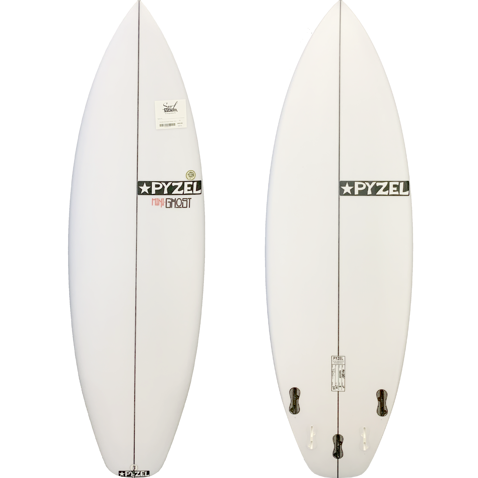 Pyzel Mini Ghost Squash Surfboard - FCS II