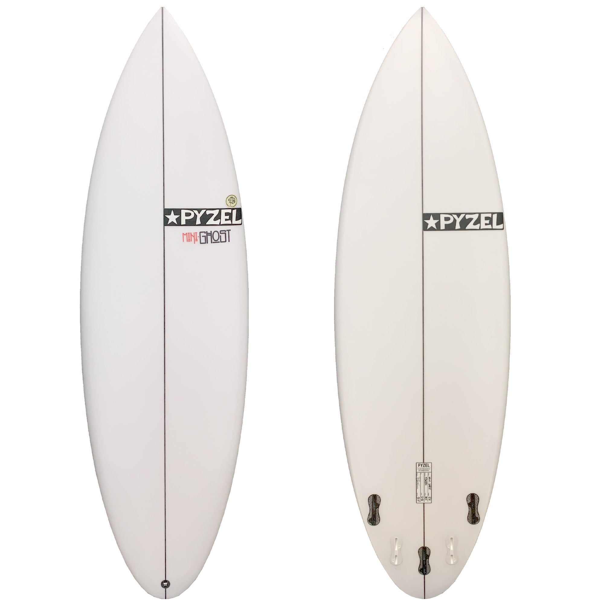 Pyzel Mini Ghost Round Surfboard - FCS II