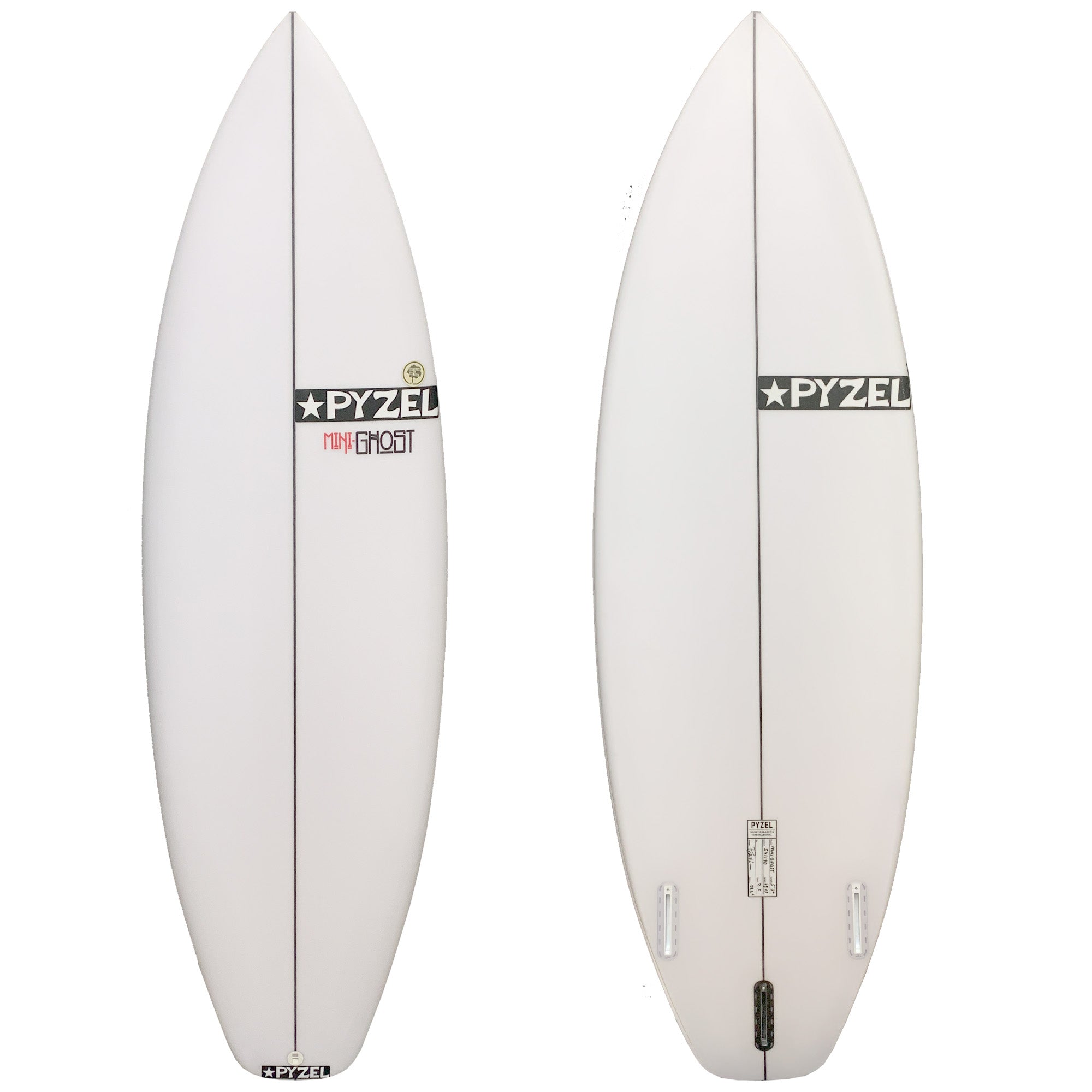 Pyzel Mini Ghost Squash Surfboard - Futures