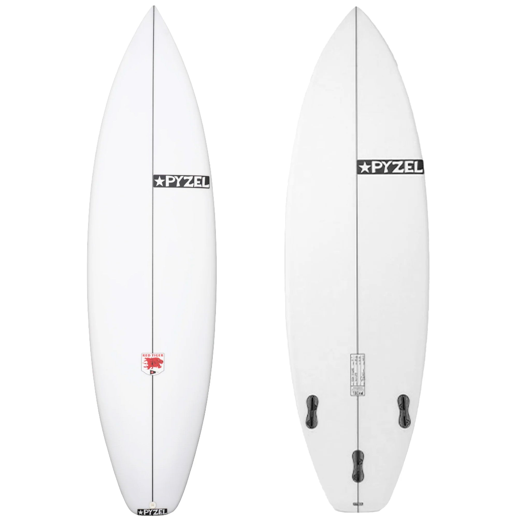Pyzel Red Tiger Surfboard - FCS II