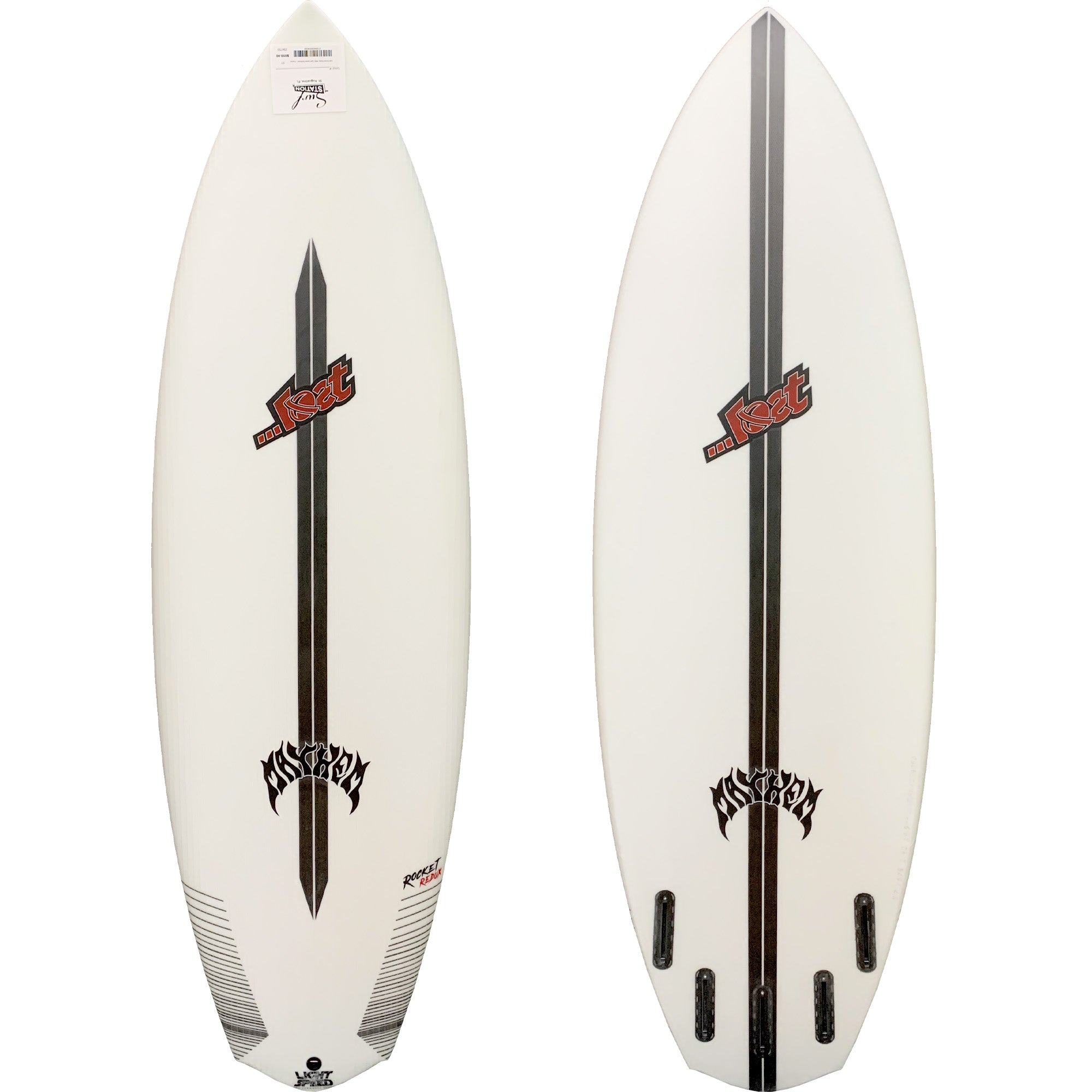 Lost Rocket Redux Wide Light Speed Surfboard - Futures - Surf 