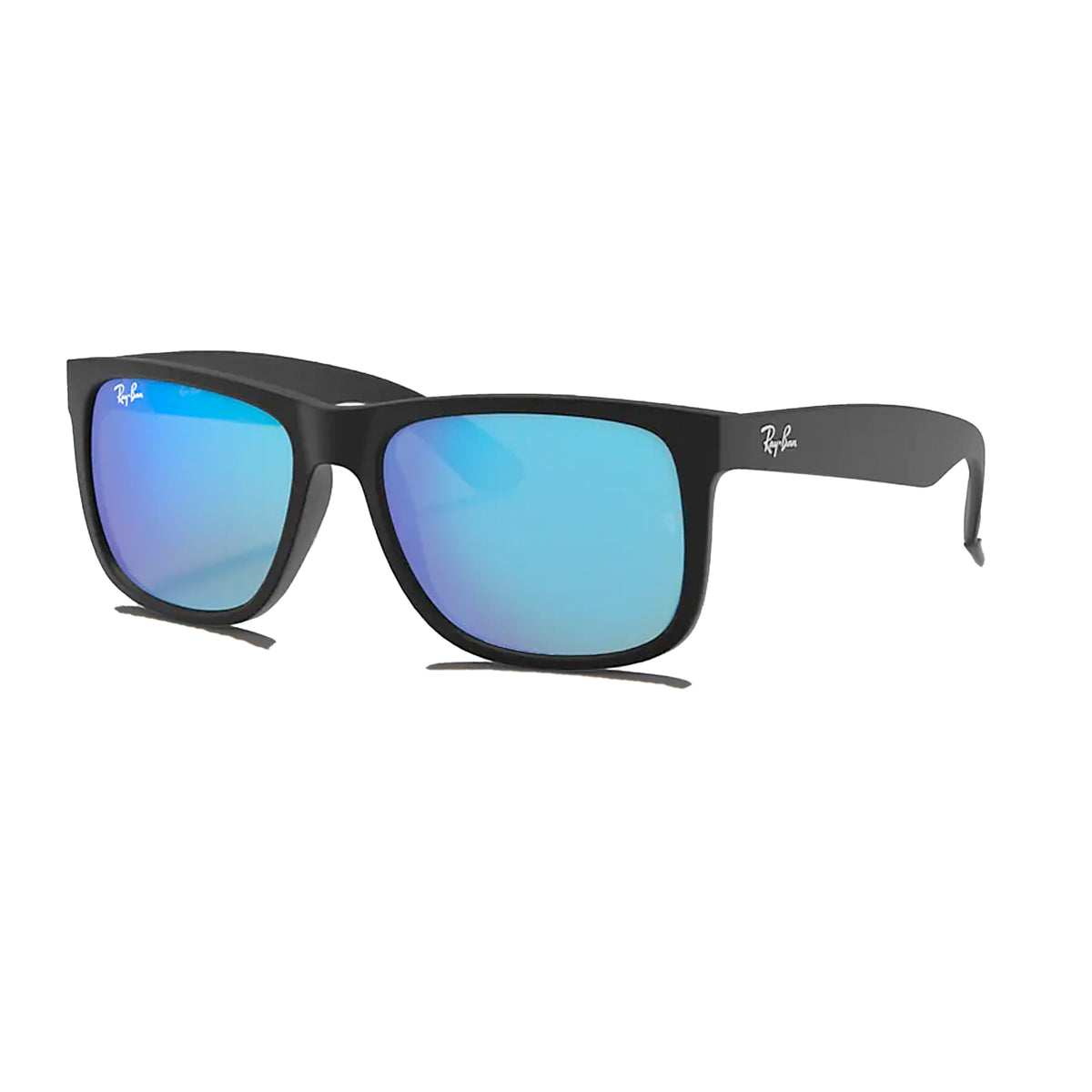 Ray-Ban Justin Classic Men's Sunglasses - Rubber Black/Blue Flash