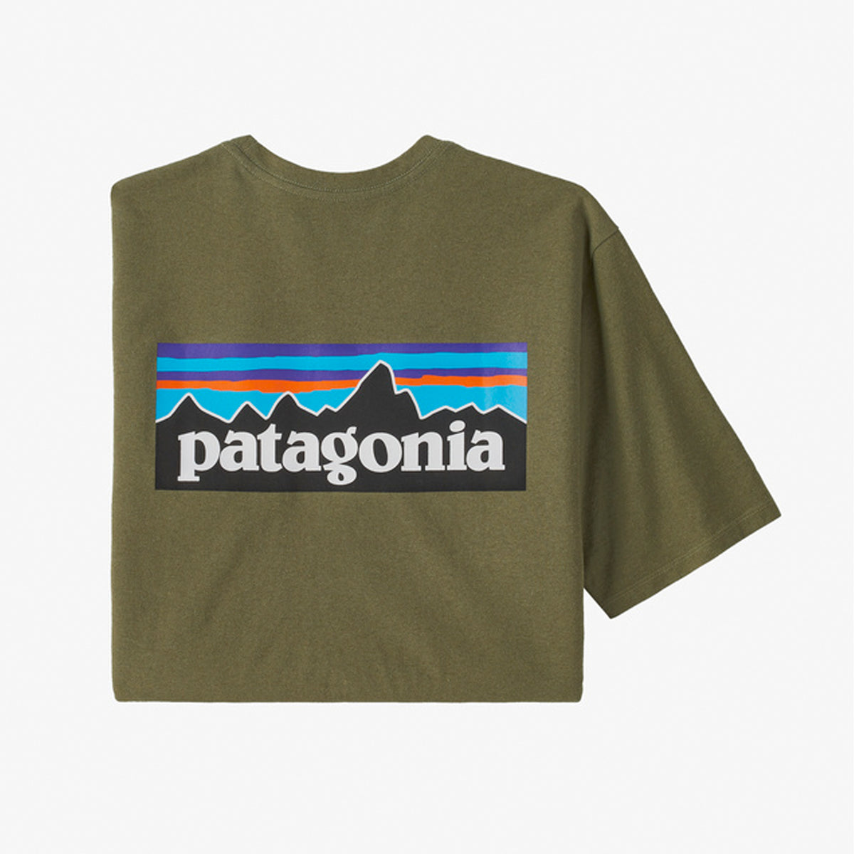Patagonia P-6 Logo Responsibili-Tee Men's S/S T-Shirt - Wyoming Green