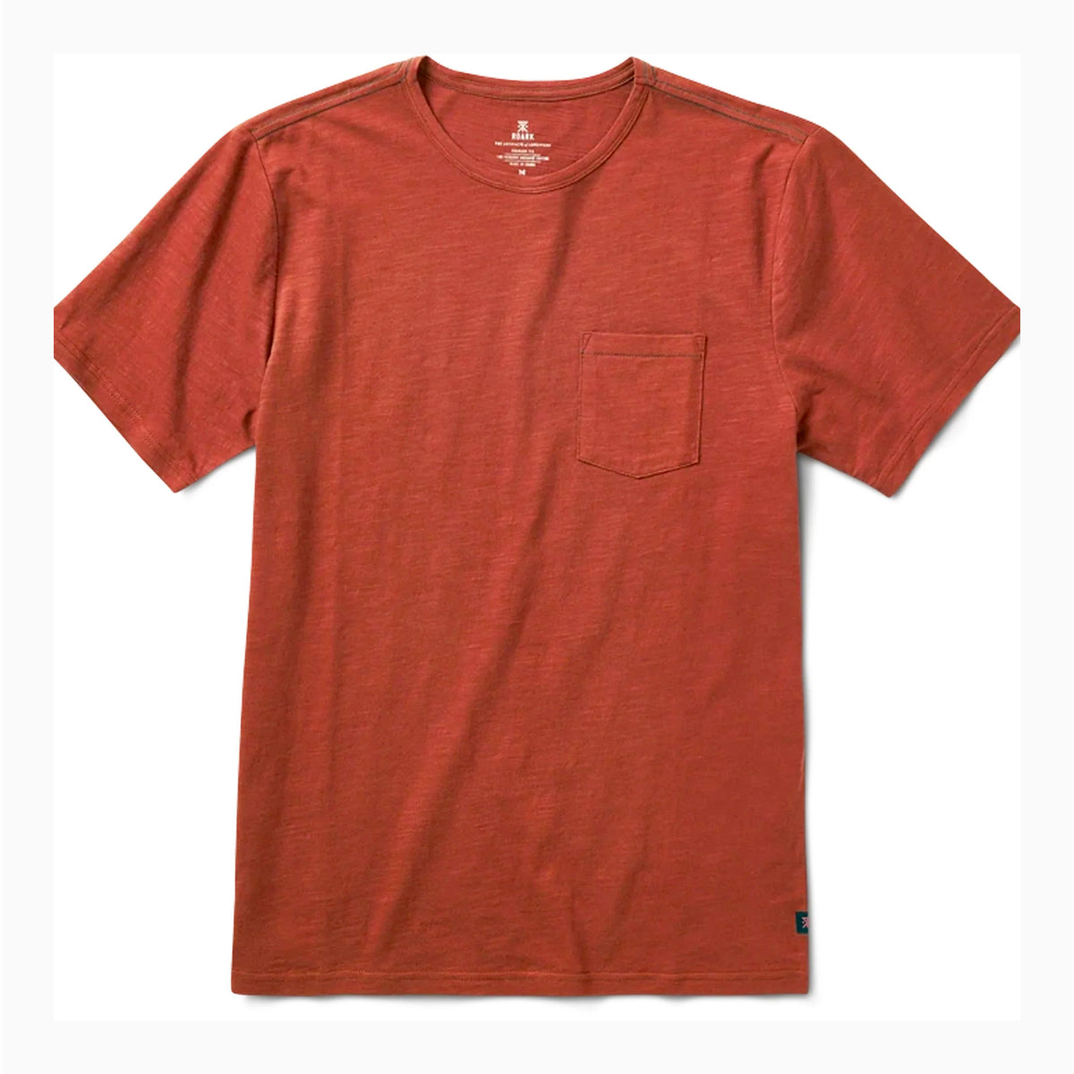 Roark Well Worn Midweight Organic Men's S/S T-Shirt - Dark Red