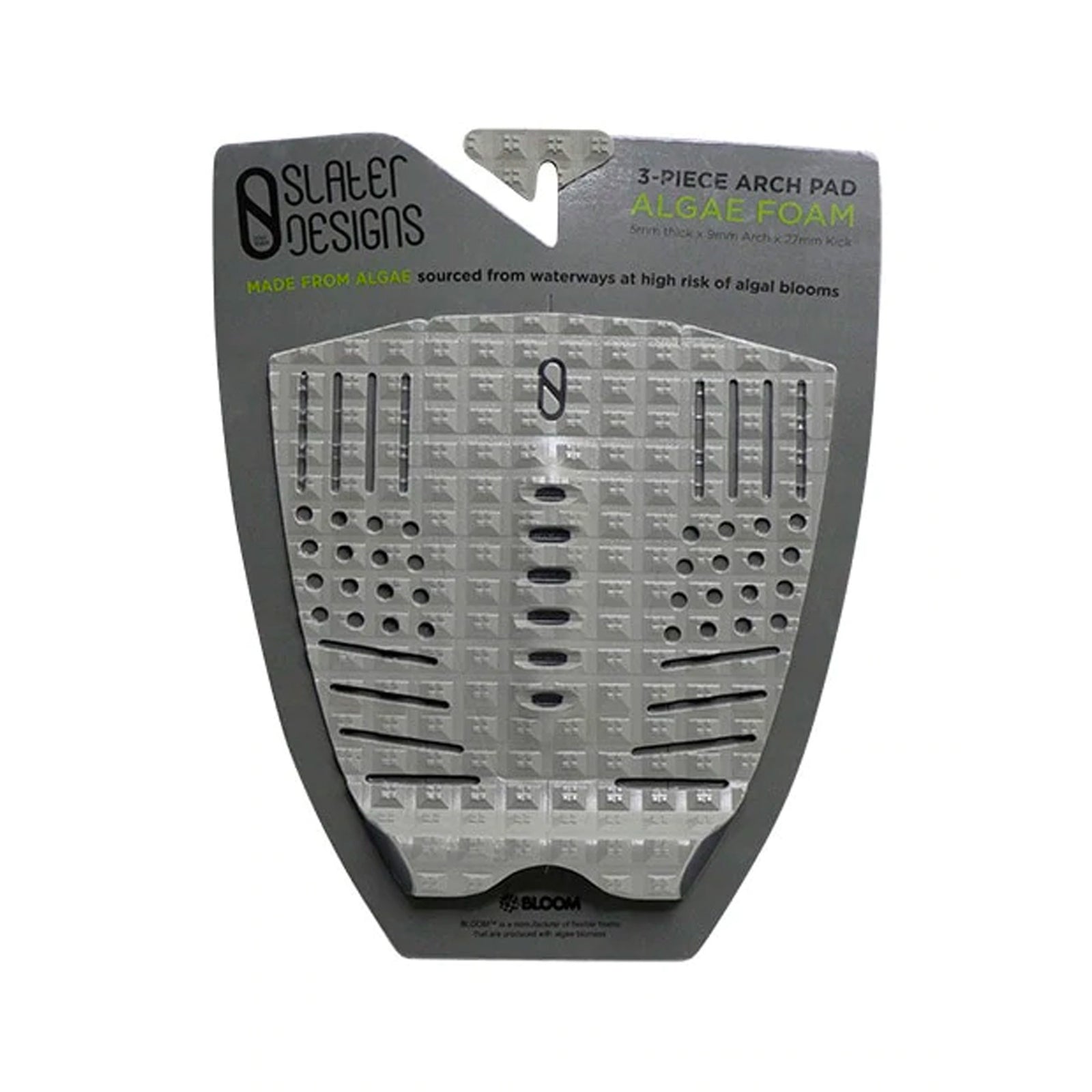 Firewire Slater Designs 3-Piece Arch Traction Pad - Grey