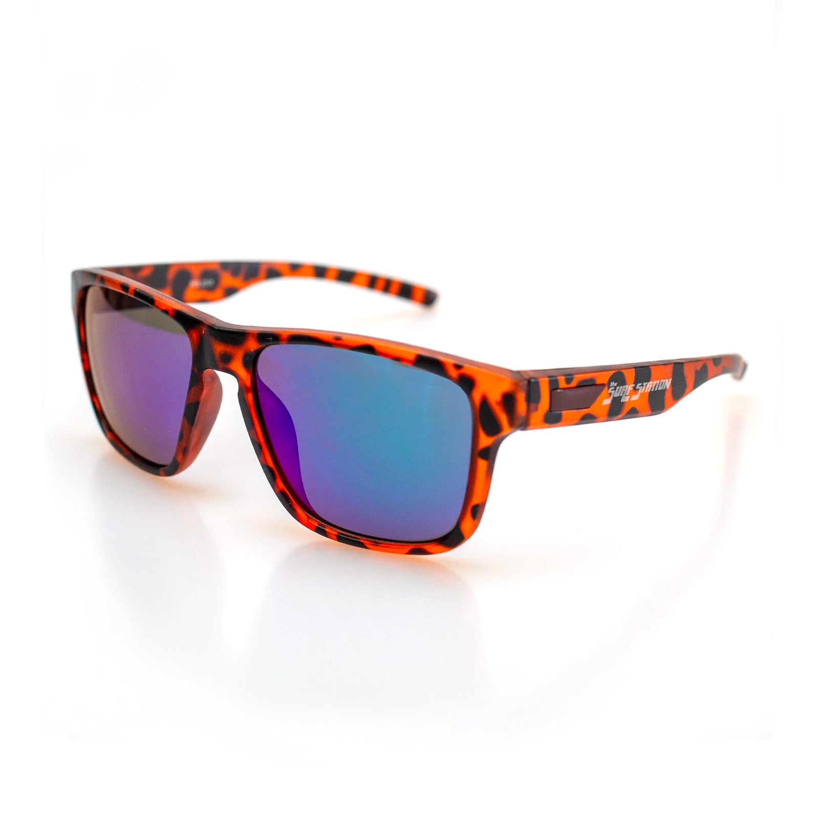 Surf Station Daily Driver Men's Sunglasses - Tortoise/Blue Polarized