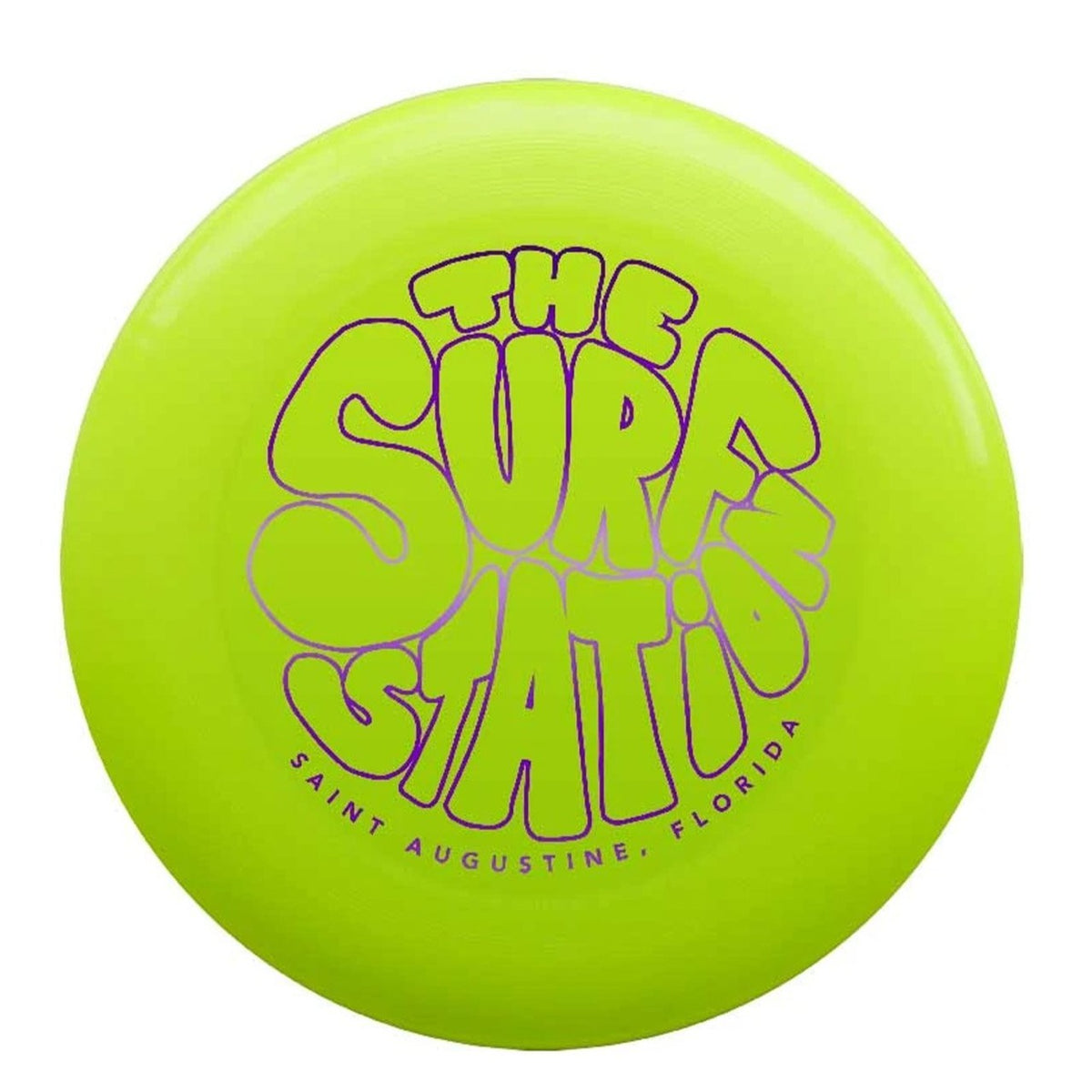 Surf Station Discraft Frisbee Yellow/Purple