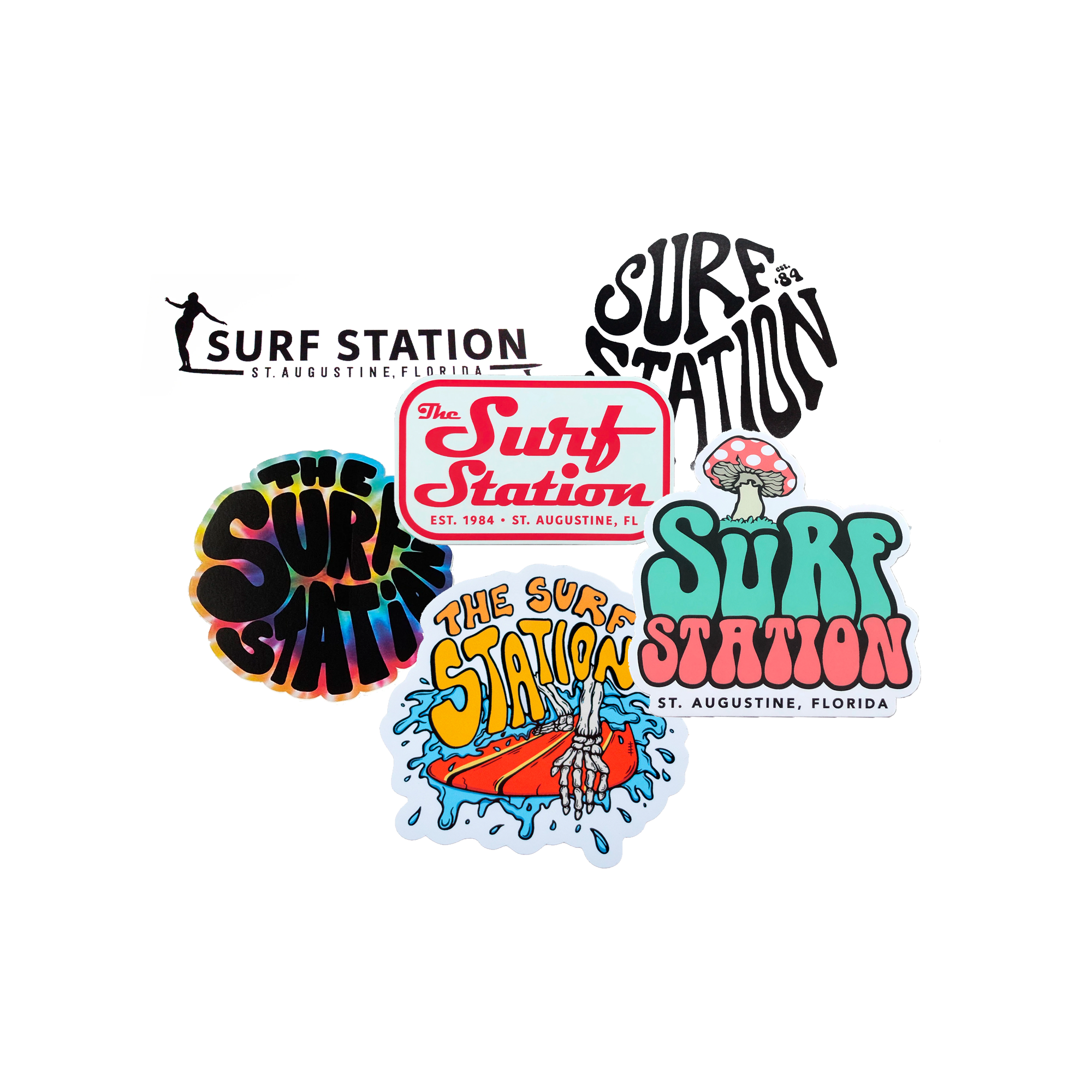 Surf Station Sticker Pack