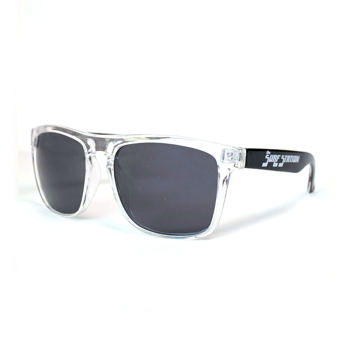 Surf Station West Coast Men's Sunglasses - Clear/Black