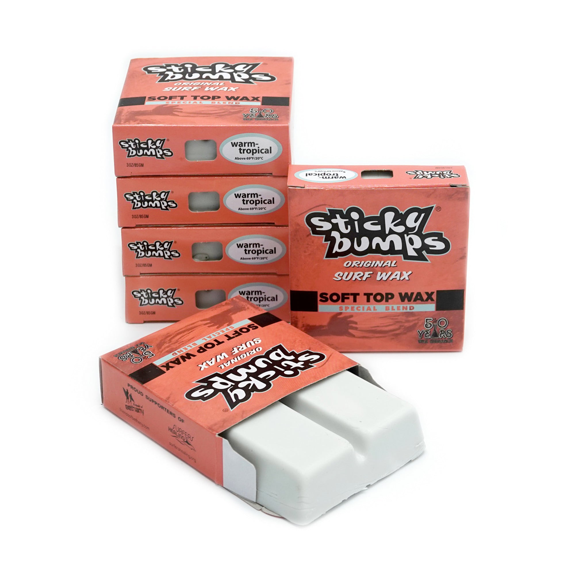 Sticky Bumps Soft Top Special Blend Surf Wax - Warm