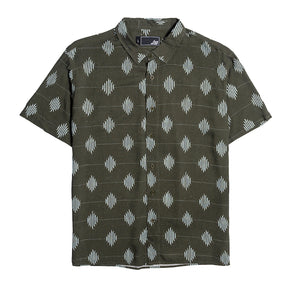 Lost Sumatra Men's S/S Woven Dress Shirt