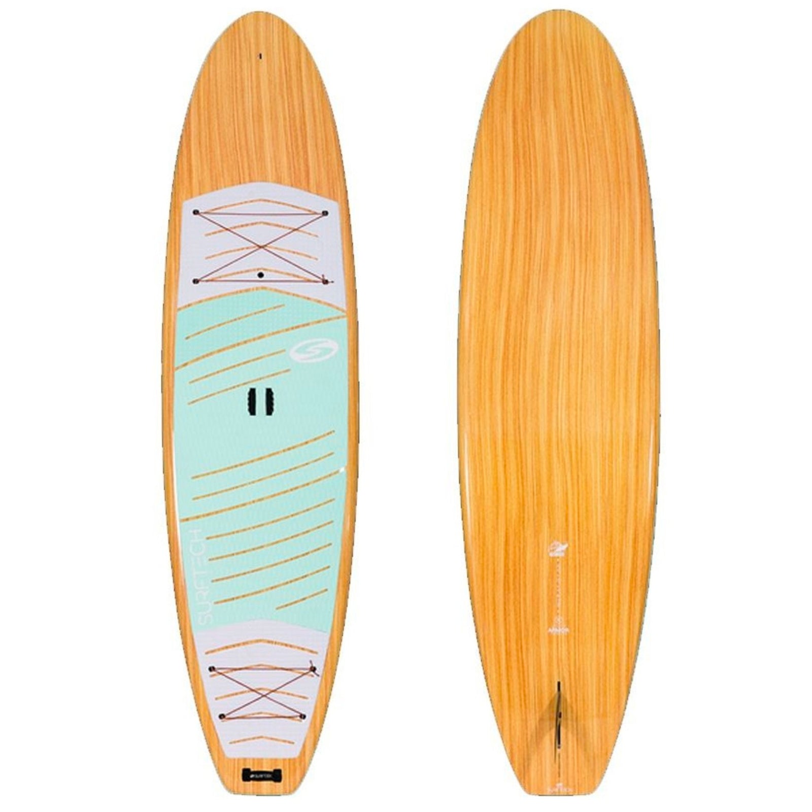 The Fishy Handcrafted Wood SUP w/ Paddle