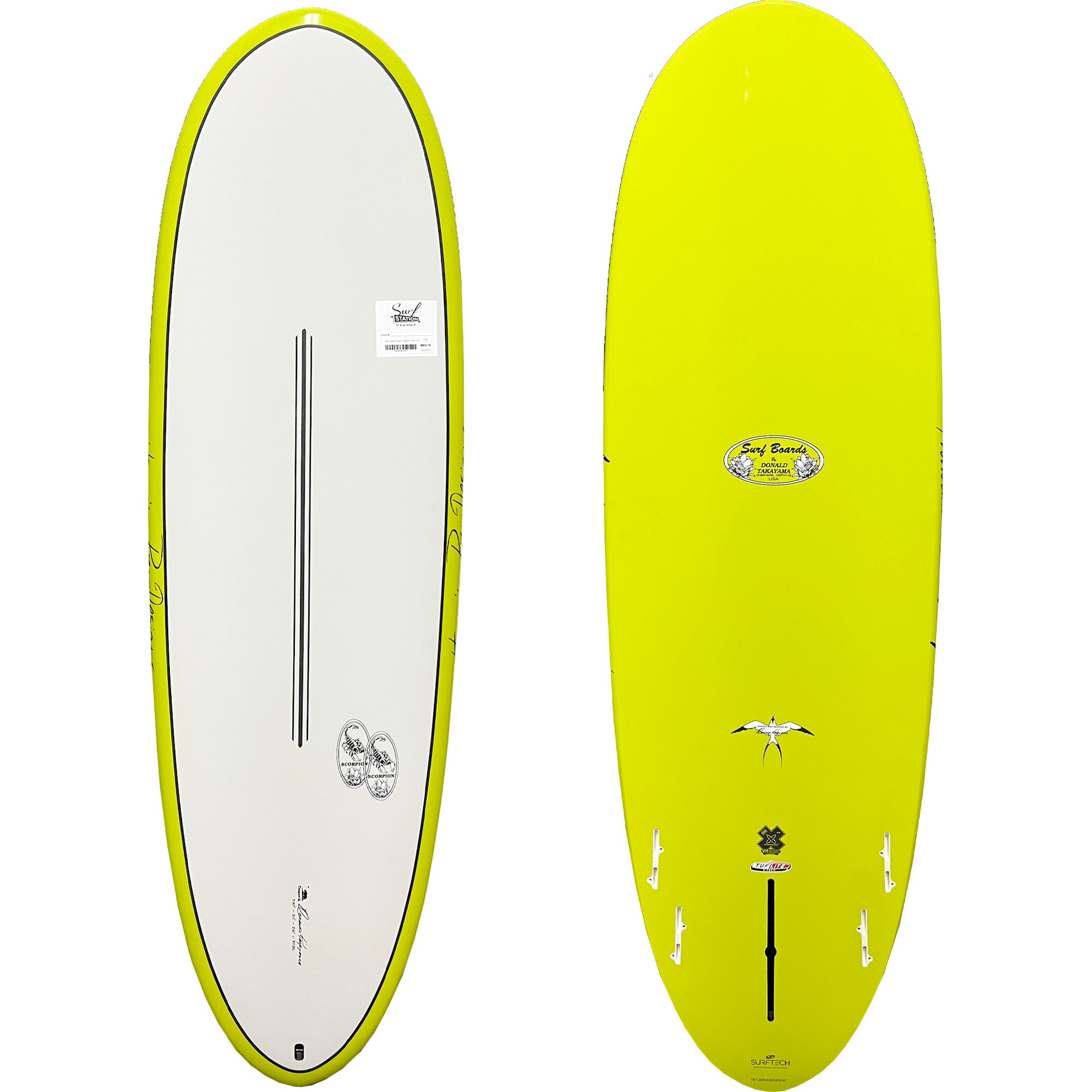 Donald Takayama Scorpion II Surfboard - TufLite V-Tech