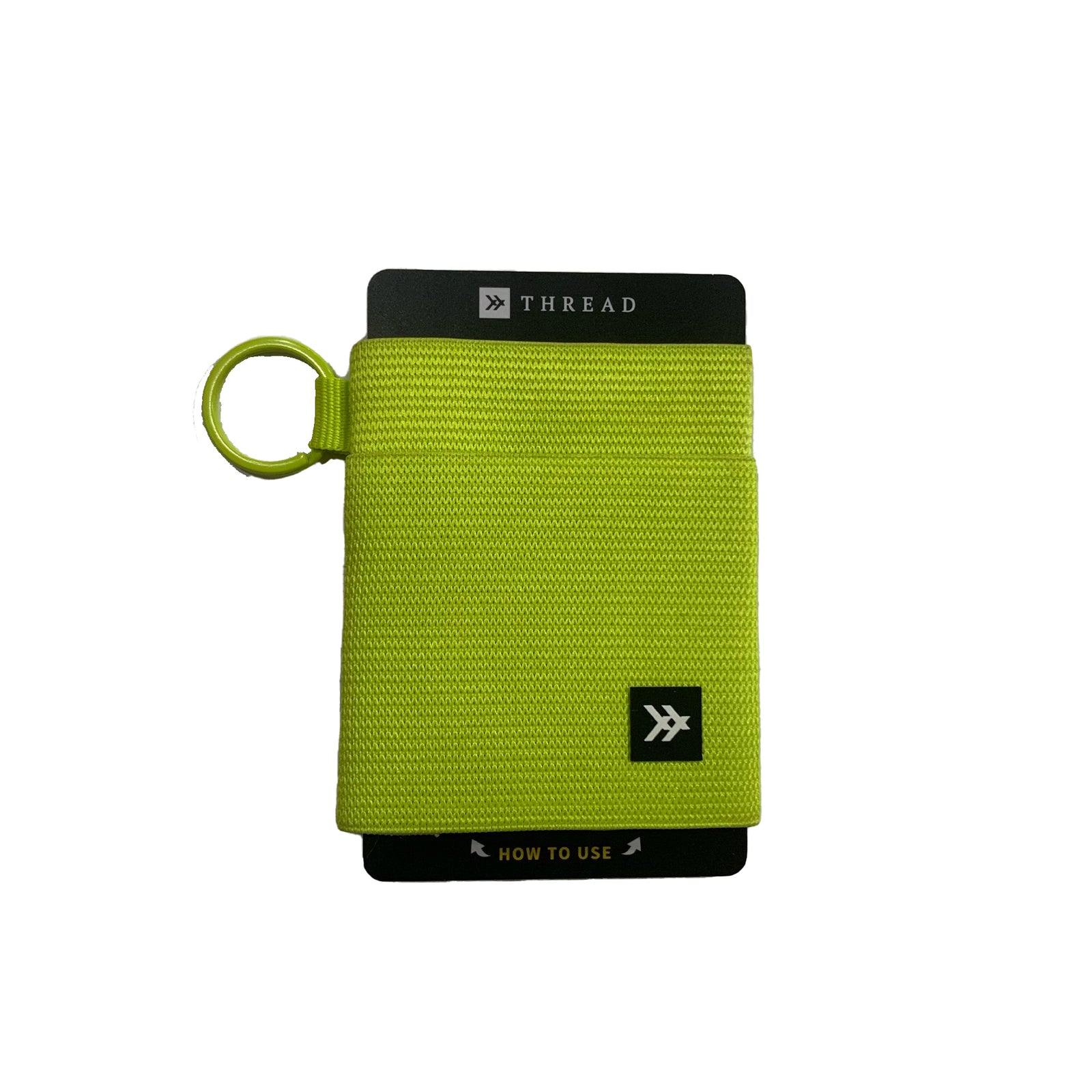Thread Neon Green Elastic Wallet
