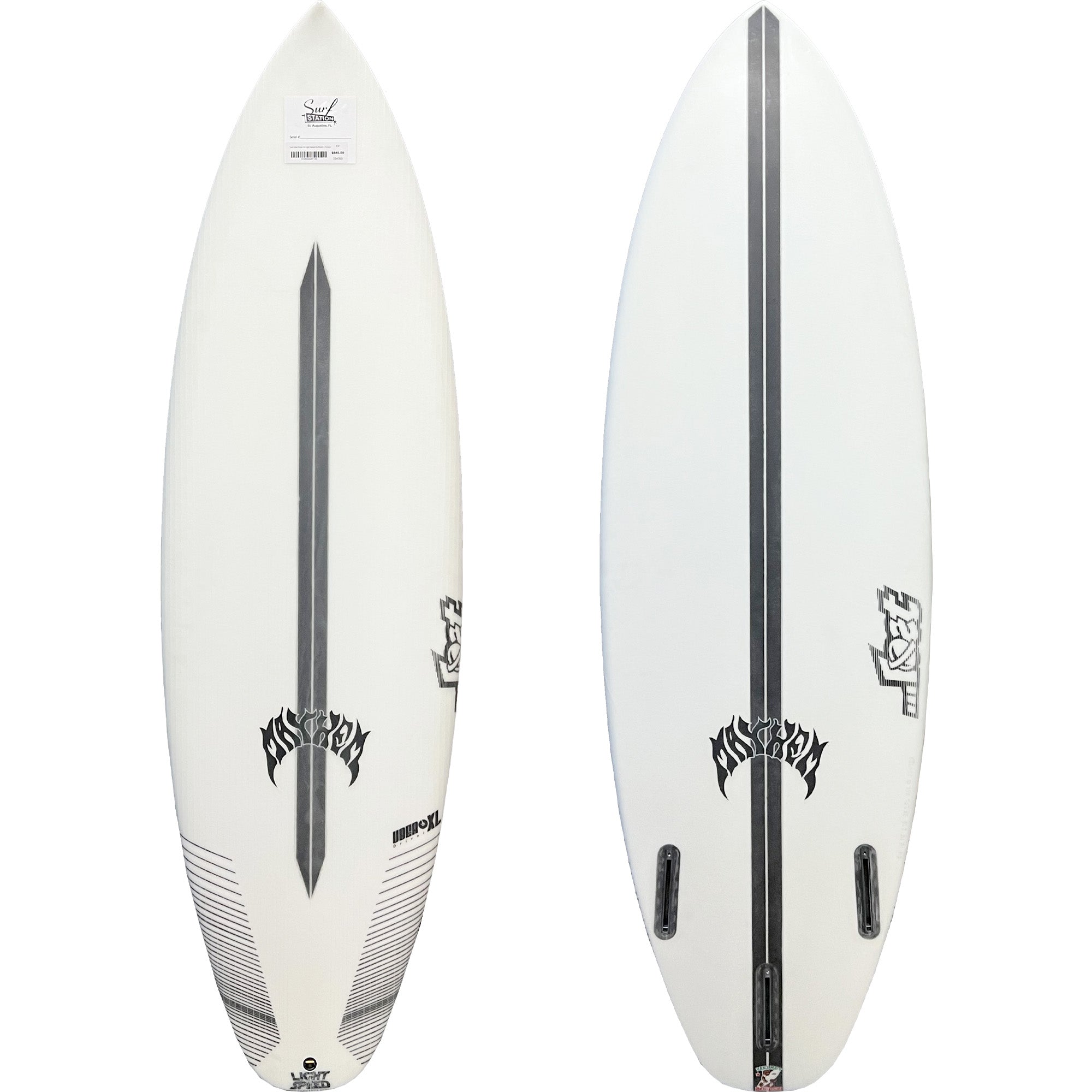 Lost Uber Driver XL Light Speed Surfboard - Futures