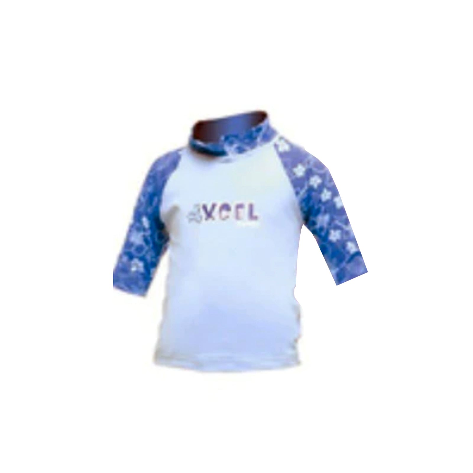 Xcel Flower Print Toddler 3/4 Sleeve Rashguard