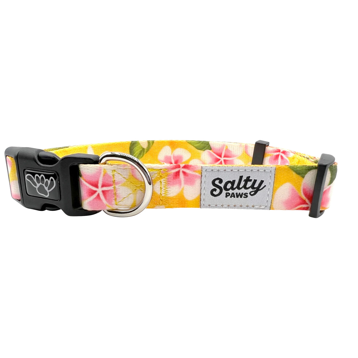 Salty Paws Yellow Floral Dog Collar Surf Station Store